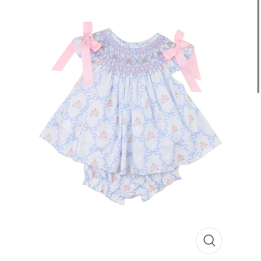 Kids Floral Blue and Pink Matching Set